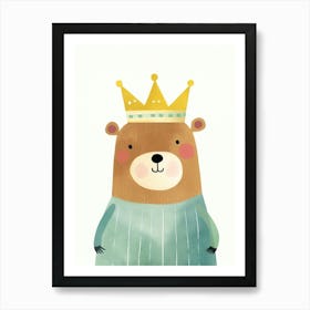 Little Beaver 1 Wearing A Crown Art Print