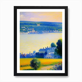 View Of The River Art Print