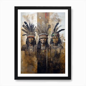 Three Native Americans Art Print