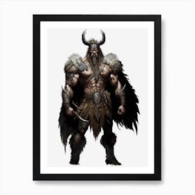 Berserker warrior Art Print