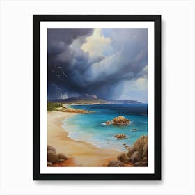 Stormy Seas.23 Art Print