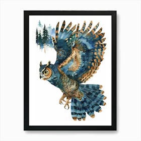 Great Horned Owl 9 Art Print