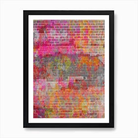 Brick Wall Art Print