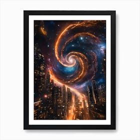 Spiral City Art Print