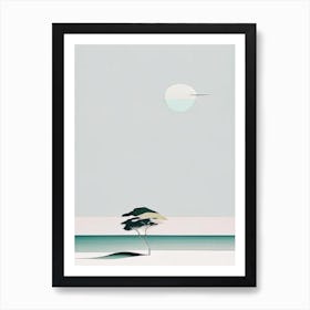 Koh Lanta Thailand Simplistic Tropical Destination Art Print