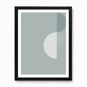 Semi Circle Stack Art Print