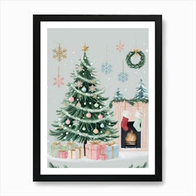 Christmas Tree Art Print