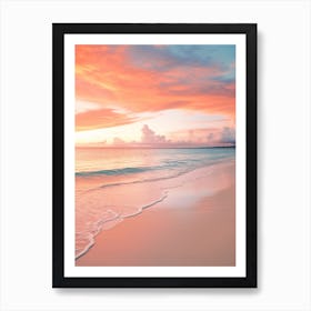 Bantayan Island Beach Philippines At Sunset 3 Art Print