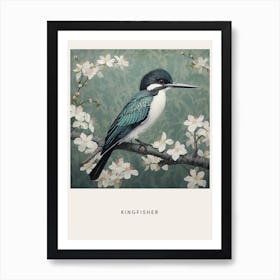 Ohara Koson Inspired Bird Painting Kingfisher 1 Poster Affiche