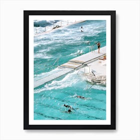 Sea Stroke Art Print