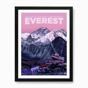 Mt. Everest Art Print