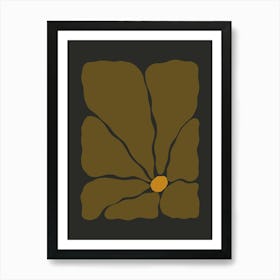 Autumn Flower 02 - Drab Art Print