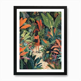 In The Garden San Diego Botanical Garden 4 Art Print