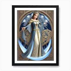 Lady of the Castle Art Print