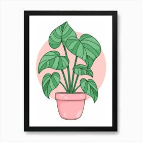Plant In A Pot 37 Art Print