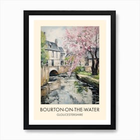 Bourton On The Water (Gloucestershire) Painting 3 Travel Poster Art Print