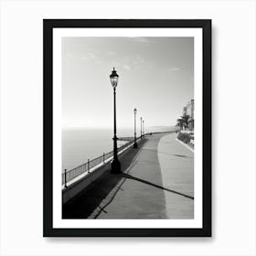 Nice, France, Black And White Old Photo 4 Art Print