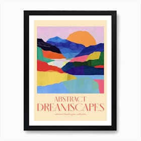 Abstract Dreamscapes Landscape Collection 58 Art Print