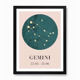 Gemini Art Print I