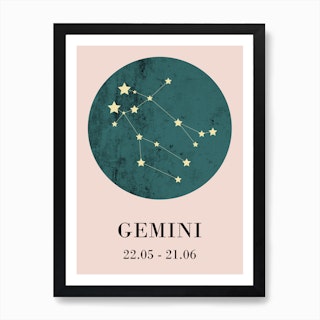 Gemini Art Print I