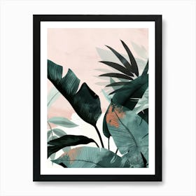 Tropical Leaves 123 Art Print