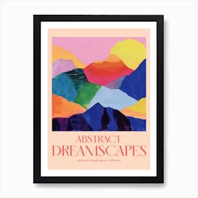 Abstract Dreamscapes Landscape Collection 06 Art Print