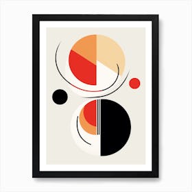 Snail Minimalist Abstract 2 Art Print