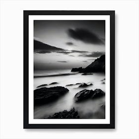 Black And White Seascape 33 Art Print