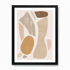 Nude No.2 Abstract Cut Out Art Print Art Print