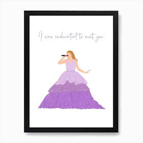 Enchanted  taylor swift - speak now eras tour Art Print