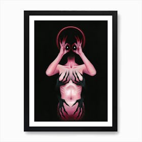 Hide And Seek games with monsters in the dark Art Print