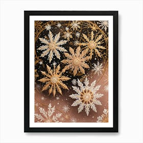 Snowflakes Art Print