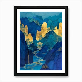 Chinese Landscape 19 Art Print