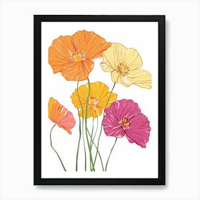 Poppies 135 Art Print