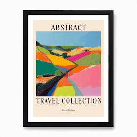 Abstract Travel Collection Poster Great Britain 2 Art Print