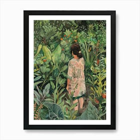 In The Garden Denver Botanical Gardens 1 Art Print