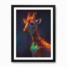 Giraffe 90 Art Print