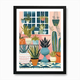 Cactus Garden 28 Art Print