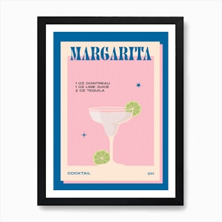 Margarita Cocktail Art Print