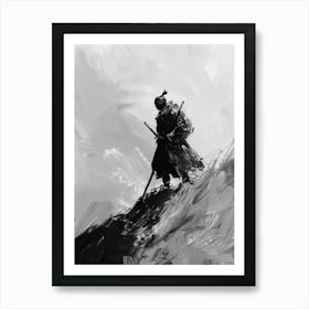 Sketched Black And White 28 Art Print