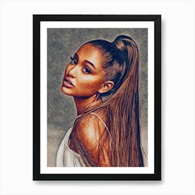 Ariana grande Art Print