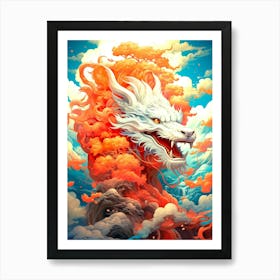 Dragon In The Sky 6 Art Print