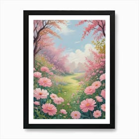 Sakura Blossoms 10 Art Print