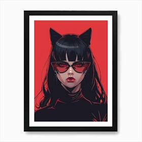 Catwoman 2 Art Print