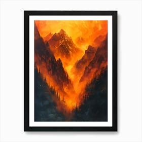 Fires Of Hell Art Print