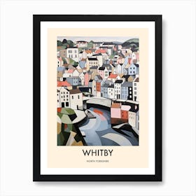 Whitby (North Yorkshire) Painting Travel Poster 12 Art Print