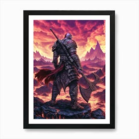 God Of War 6 Art Print