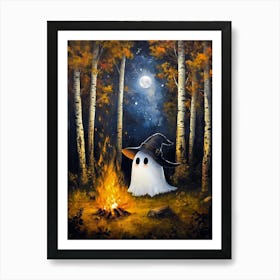 Ghost In The Woods Art Print