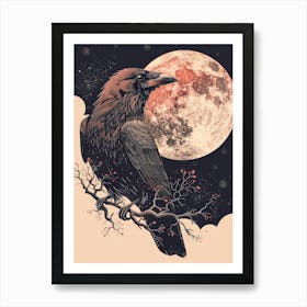 Raven 1 Art Print