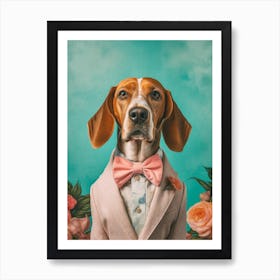 A Beagle Dog 8 Art Print